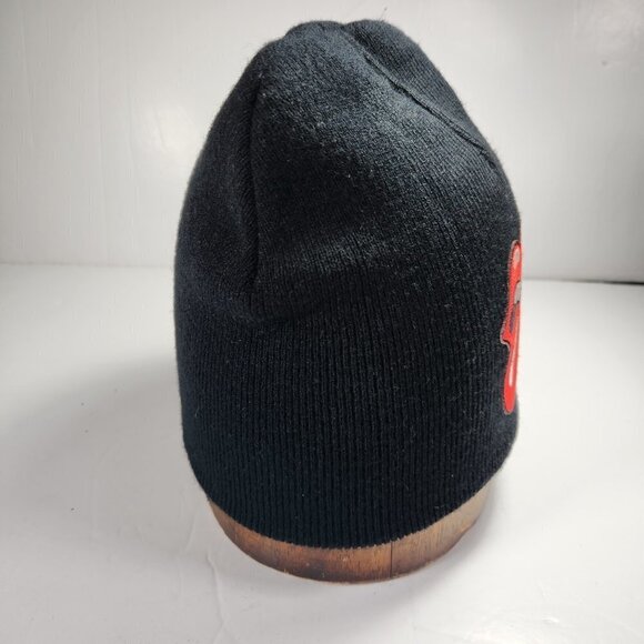 The Rolling Stones Beanie Toque Hat Classic Tongue Black Hat Unisex Adult - Picture 4 of 7
